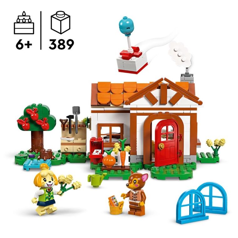 LEGO Animal Crossing, Isabelle vine in vizita, 77049