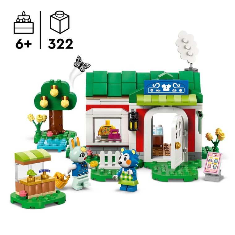 LEGO Animal Crossing, Magazinul de haine detinut de Able Sisters, 77055