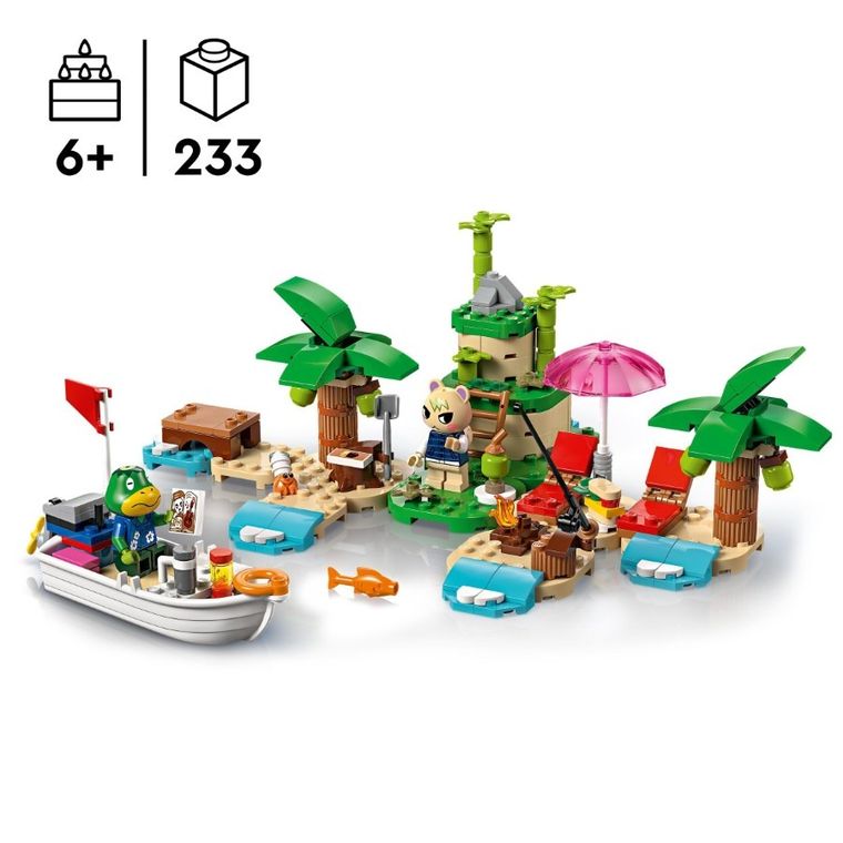 LEGO Animal Crossing, Turul de insula in barca al lui Kapp'n, 77048