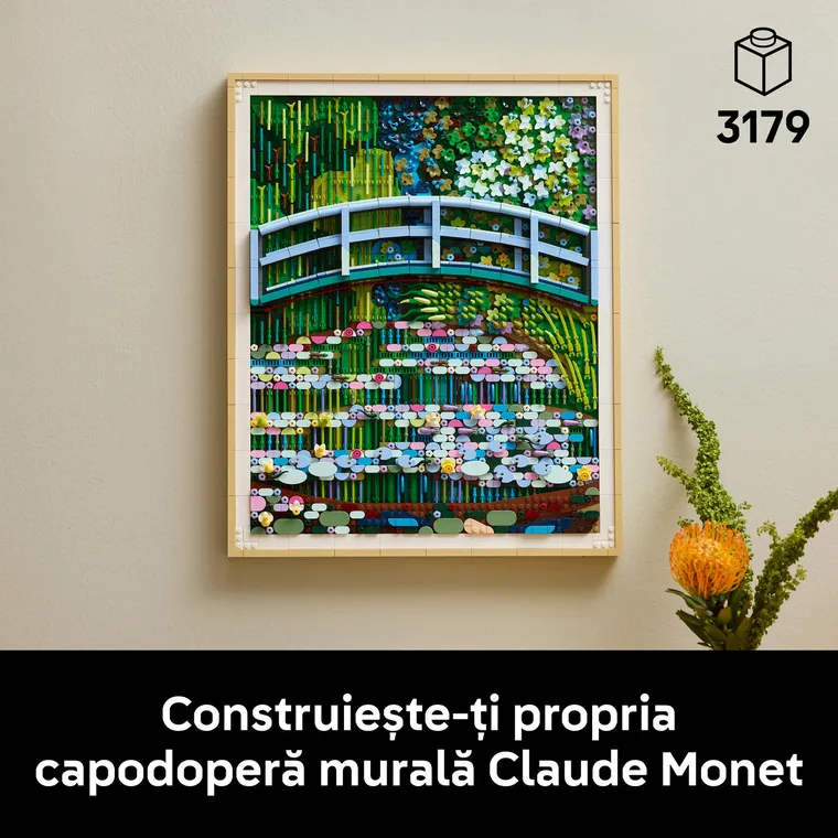 LEGO ART, Claude Monet - Pod peste lac cu nuferi, 31220
