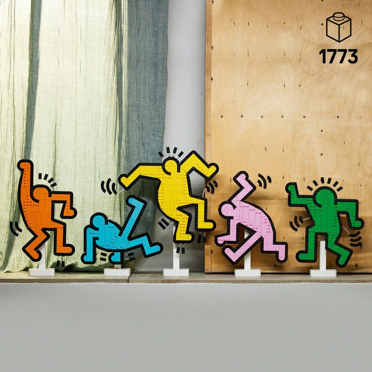 LEGO ART, Keith Haring - Figurine care danseaza, 31216