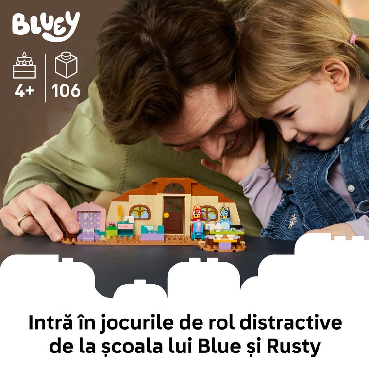 LEGO Bluey, La scoala cu Rusty si Blue, 11221
