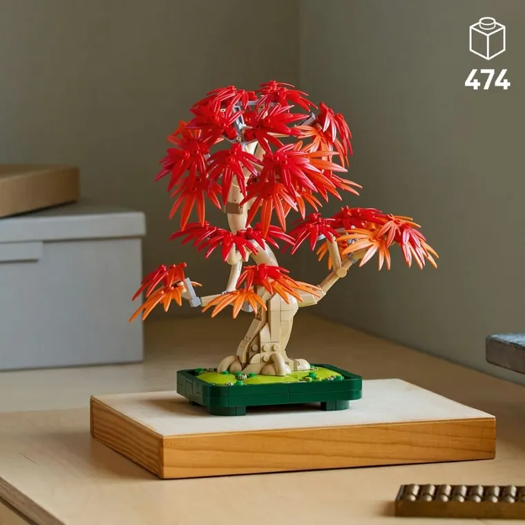 LEGO Botanicals, Bonsai de artar japonez rosu, 10348
