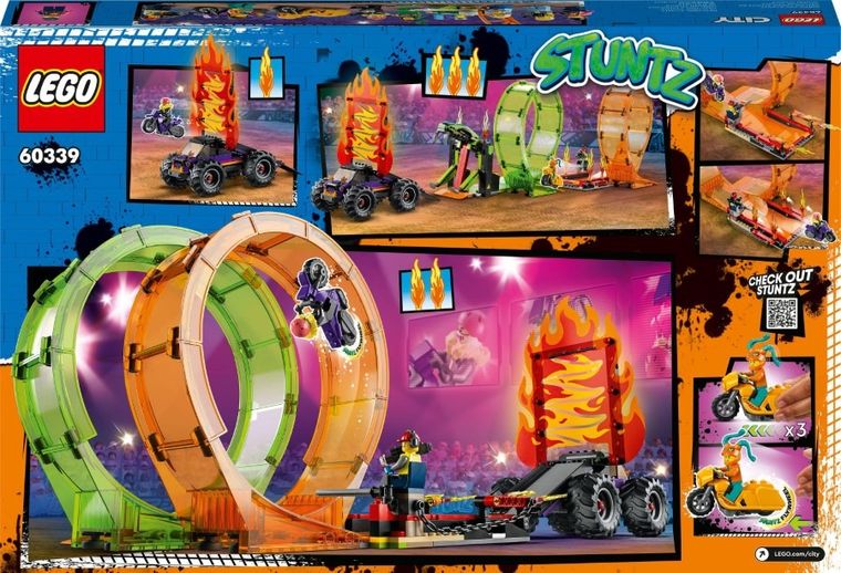 LEGO City, Arena de cascadorii cu doua bucle, 60339