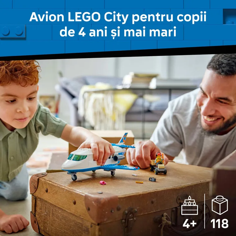 LEGO City, Avion cu reactie pentru pasageri, 60492