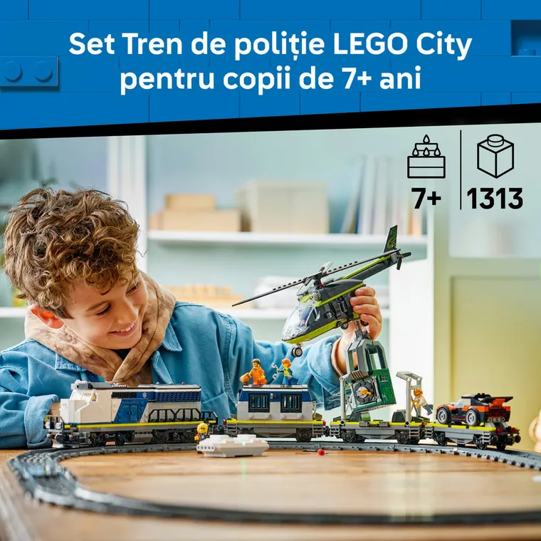 LEGO City, Jaf in trenul politiei, 60508