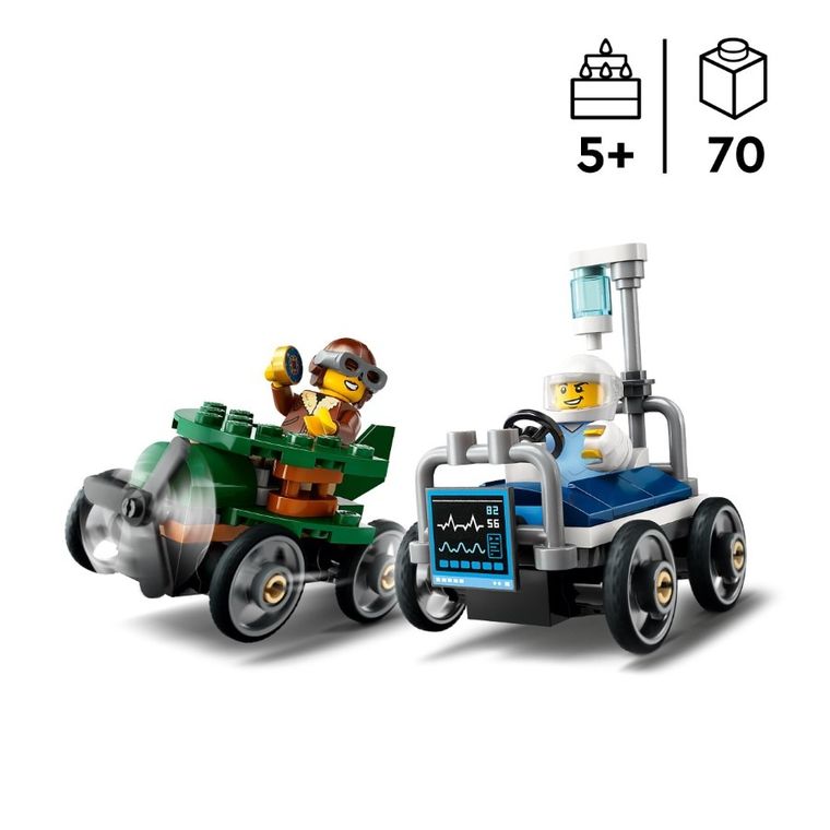 LEGO City, Pachet de curse Avion vs. pat de spital, 60459