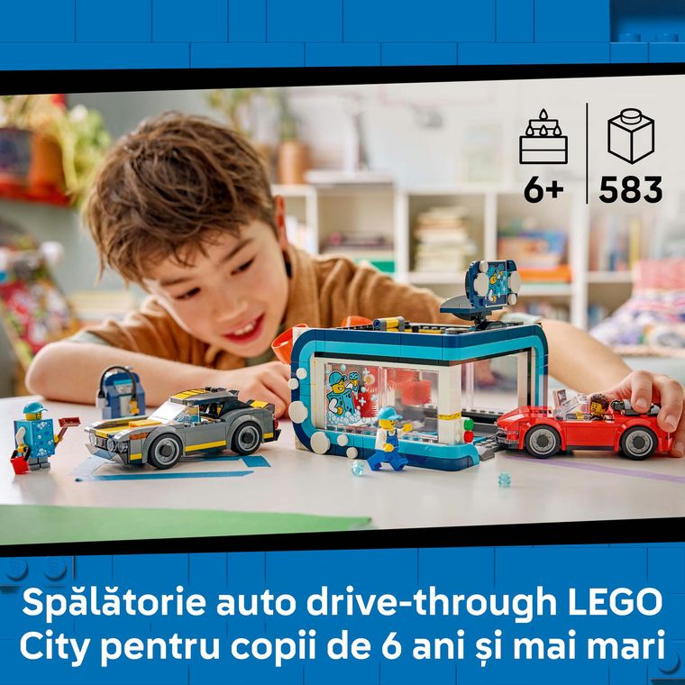 LEGO City, Spalatorie auto drive-thru, 60497