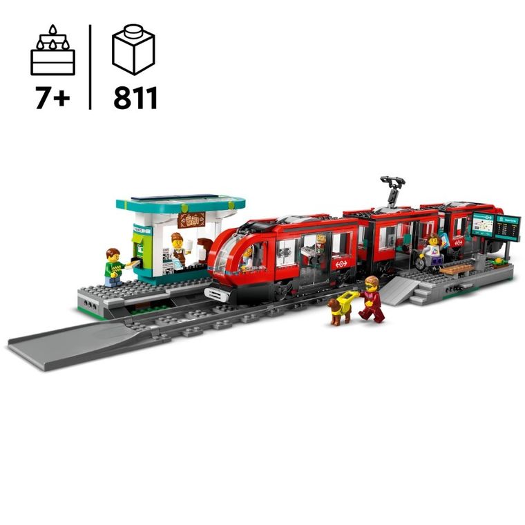 LEGO City, Statie si tramvai in centrul orasului, 60423