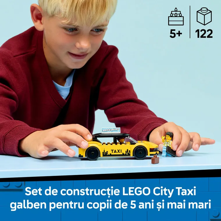 LEGO City, Taxi galben, 60487