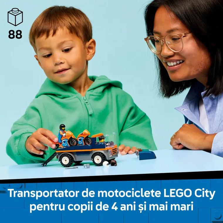 LEGO City, Transportor de motociclete, 60491