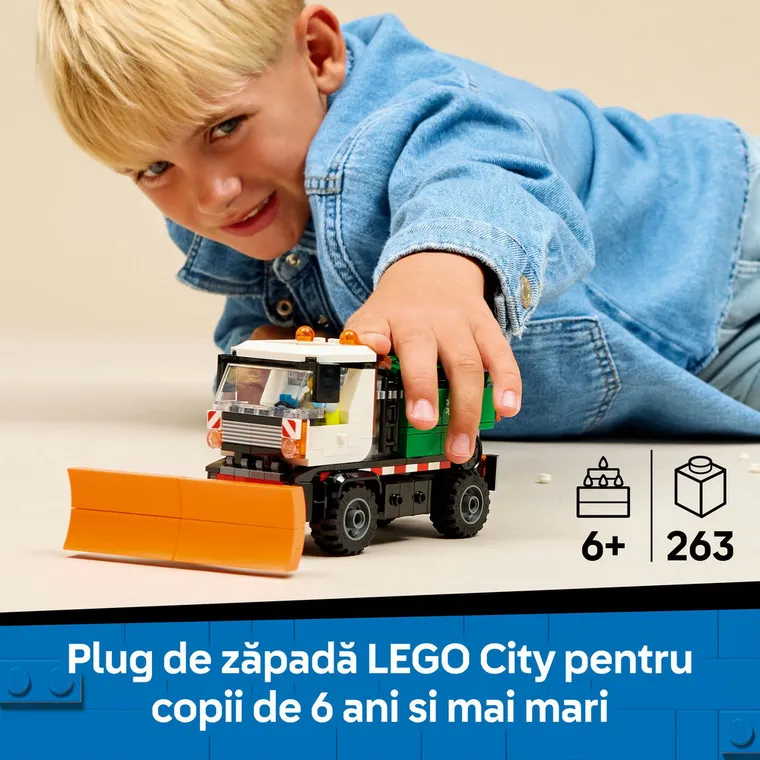 LEGO City, Vehicul cu plug de zapada, 60490