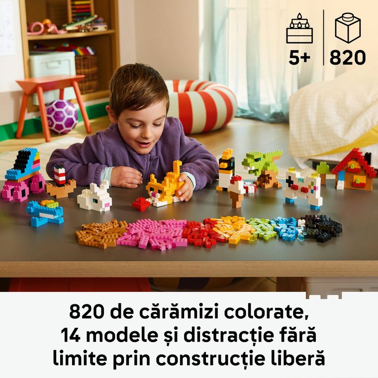LEGO Classic, Caramizi creative in culori, 11045