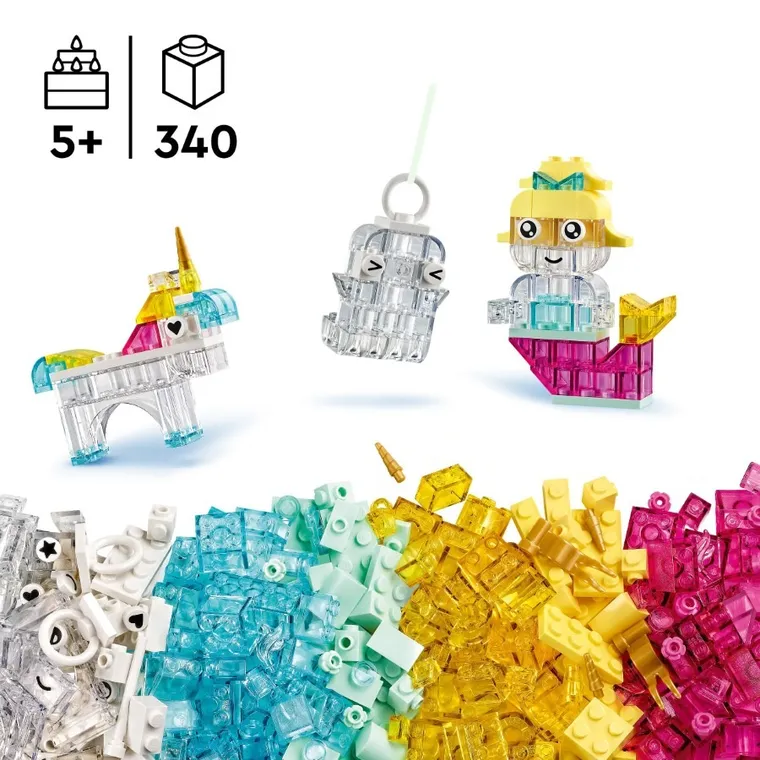 LEGO Classic, Cutie transparenta magica, 11040
