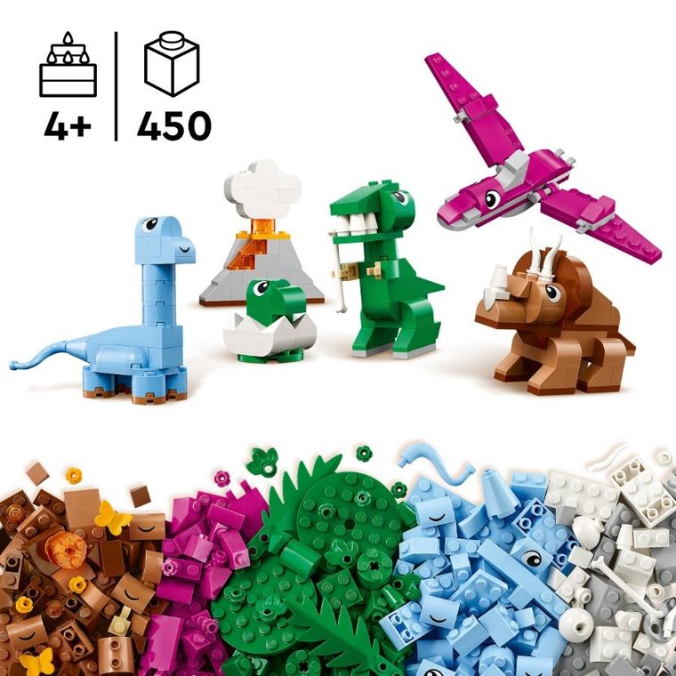 LEGO Classic, Dinozauri creativi, 11041