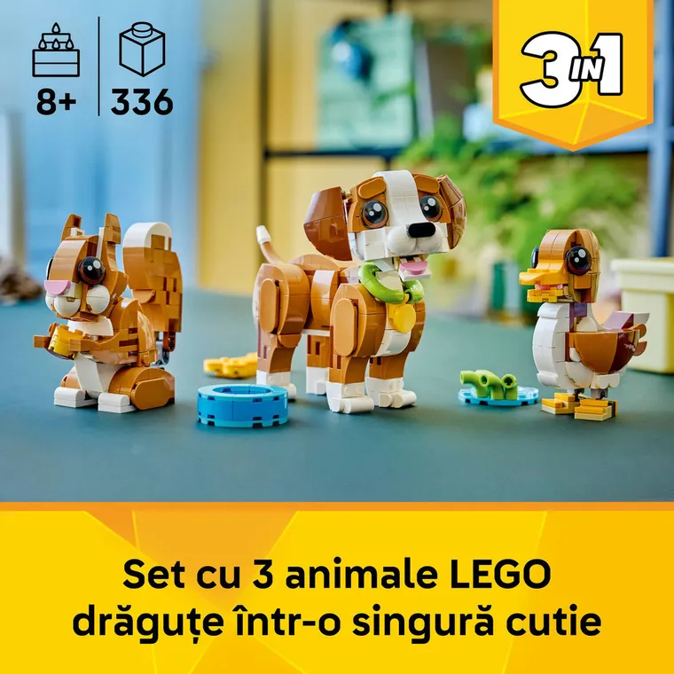 LEGO Creator, Animale adorabile: Catelus jucaus, 31382