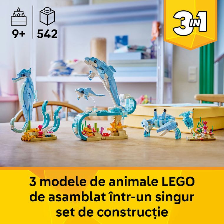 LEGO Creator, Animale marine: Delfini superbi, 31385