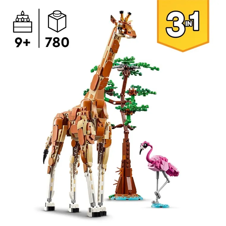 LEGO Creator, Animale salbatice din safari, 31150