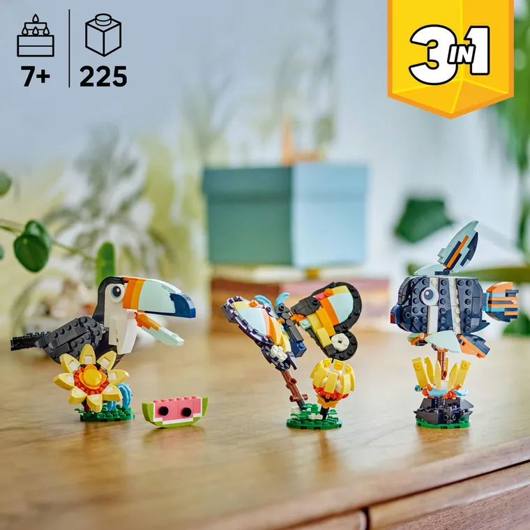 LEGO Creator, Animale salbatice: Tucan tropical, 31173