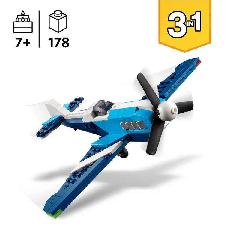 LEGO Creator, Aparat de zbor: Avion de curse, 31160