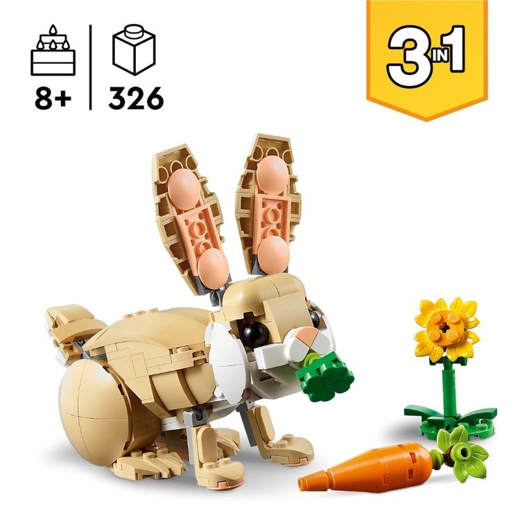 LEGO Creator, Iepuras dragalas, 31162