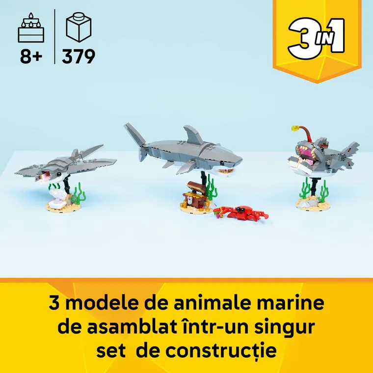 LEGO Creator, Rechin feroce cu un cufar de comori, 31381