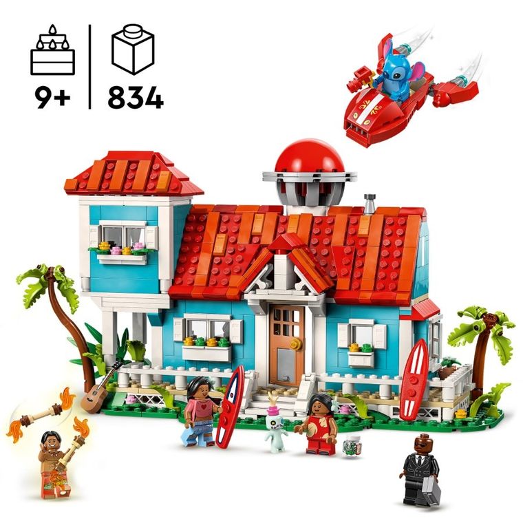 LEGO Disney, Casa de pe plaja a lui Lilo si Stitch, 43268
