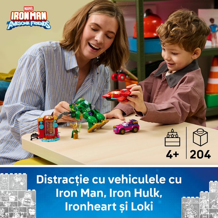 LEGO Disney Junior Marvel, Loki vs Echipa lui Iron Man, 11211