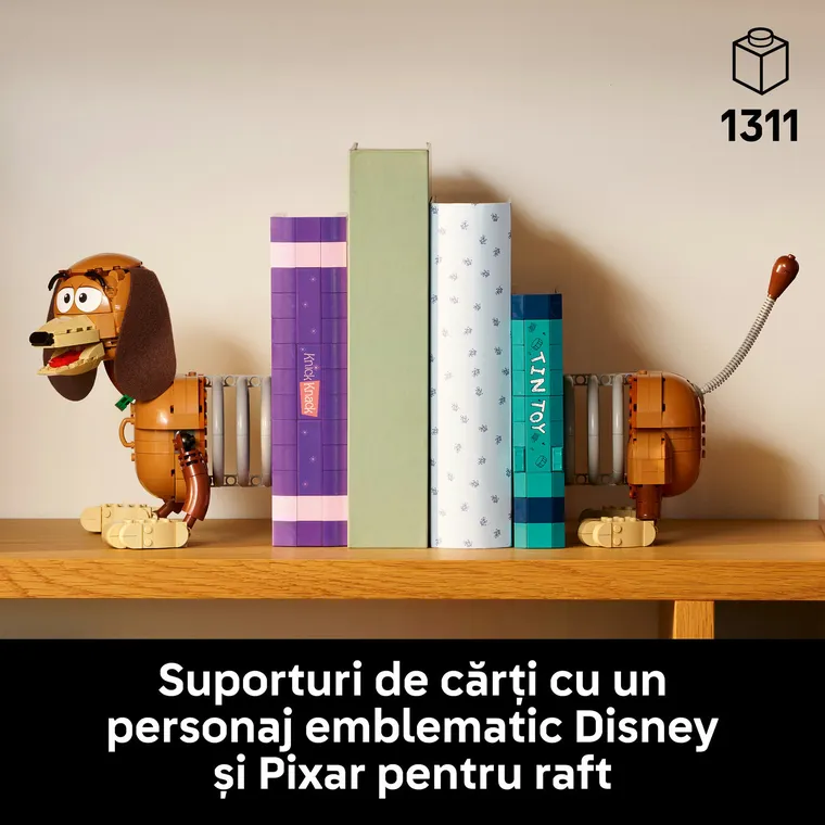 LEGO Disney Pixar, Opritoare de carti Cainele Slinky din Povestea jucariilor, 43301