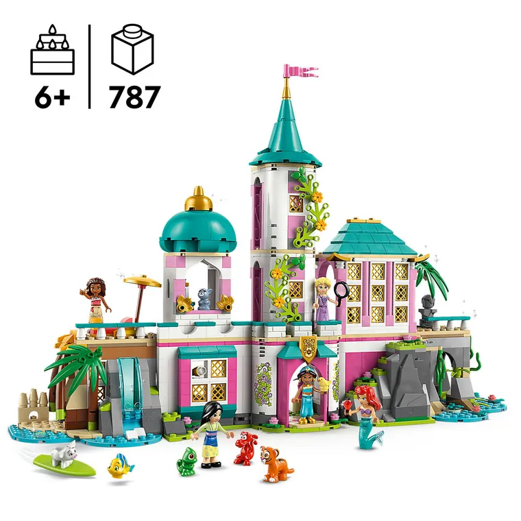 LEGO Disney Princess, Castel de printesa si animalute regale, 43267