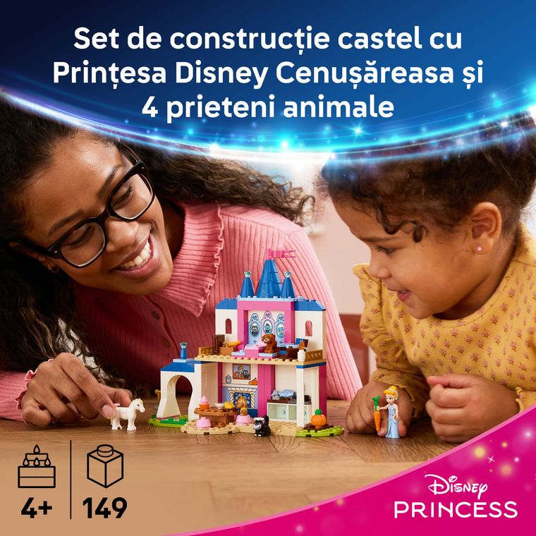 LEGO Disney Princess, Castelul cu animalute al Cenusaresei, 43283
