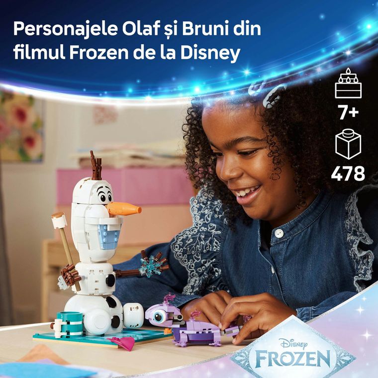 LEGO Disney Princess, Distractie la picnic cu Olaf si Bruni, 43287