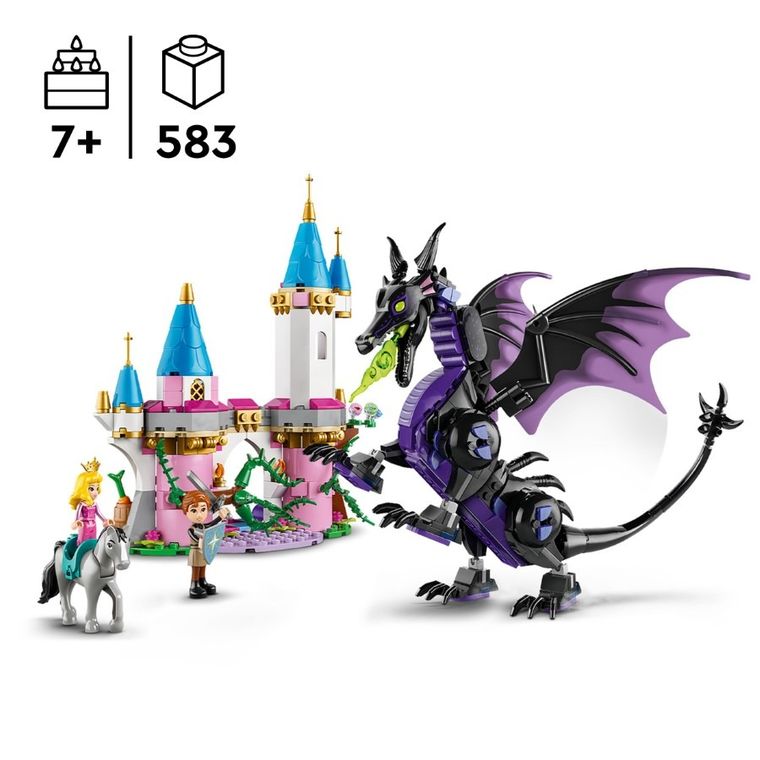 LEGO Disney Princess, Maleficent sub forma de dragon, 43240
