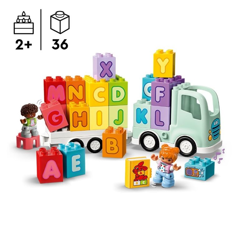 LEGO DUPLO, Camion cu alfabet, 10421