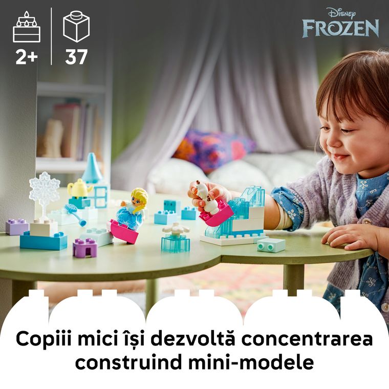 LEGO DUPLO Disney, Cutie creativa cu Elsa si Olaf din Regatul de gheata, 10462