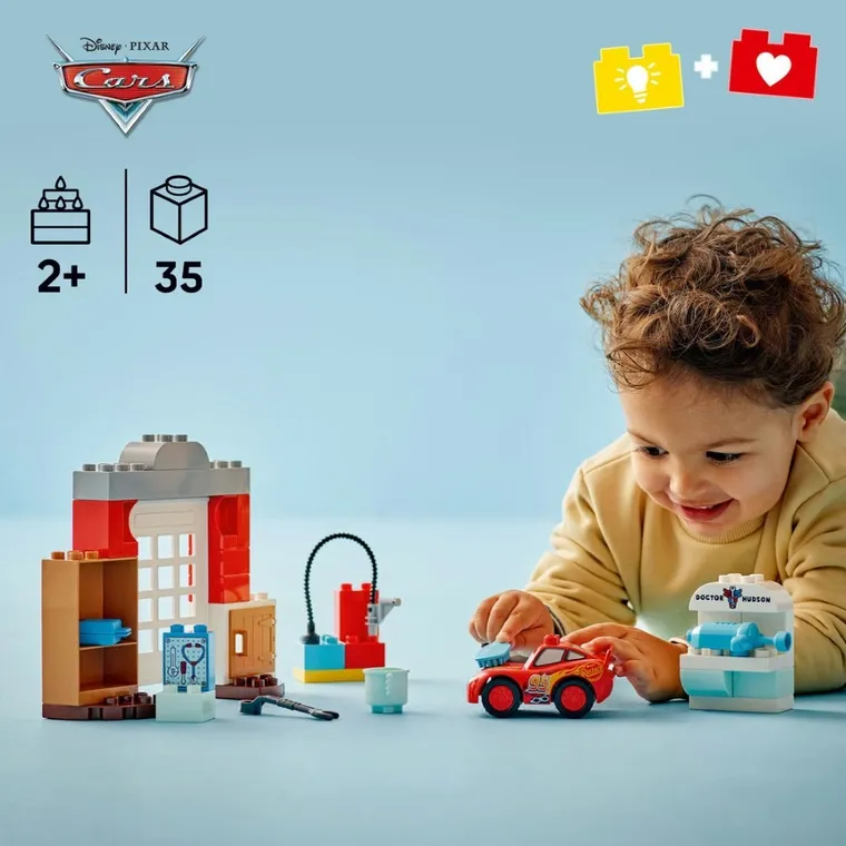 LEGO DUPLO Disney, Vizita lui McQueen la garajul lui Doc, 10456