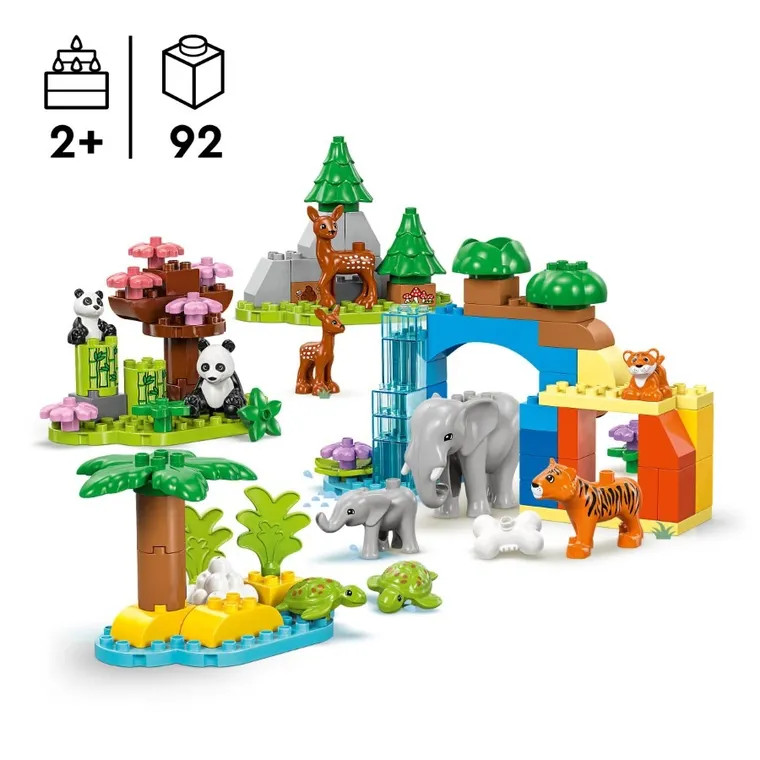 LEGO DUPLO, Familii de animale salbatice 3 in 1, 10446