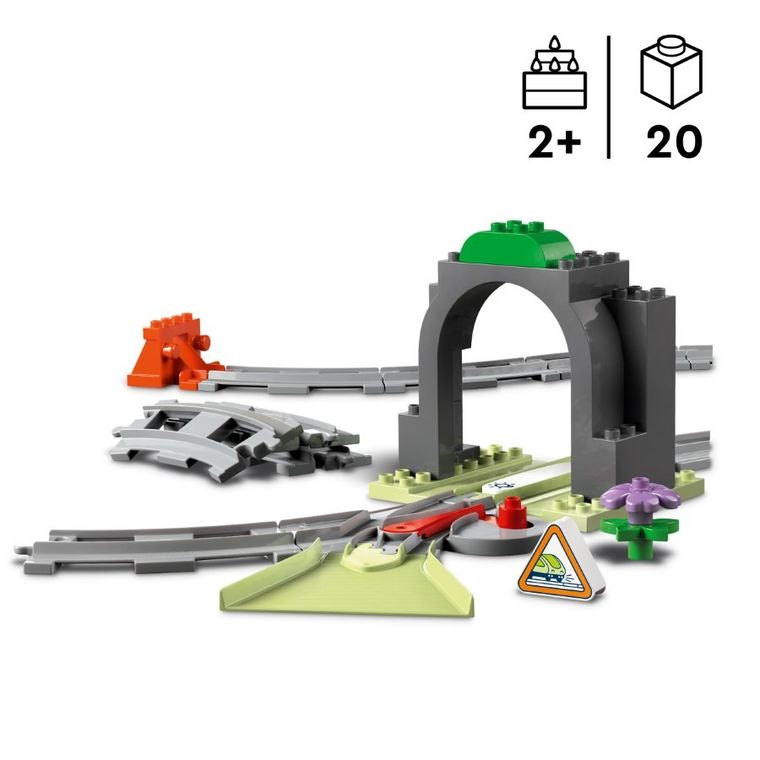 LEGO DUPLO, Set de extindere Tunel si sine de cale ferata, 10425