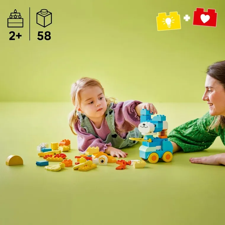 LEGO DUPLO Town, Animale pe roti 3 in 1, 10448