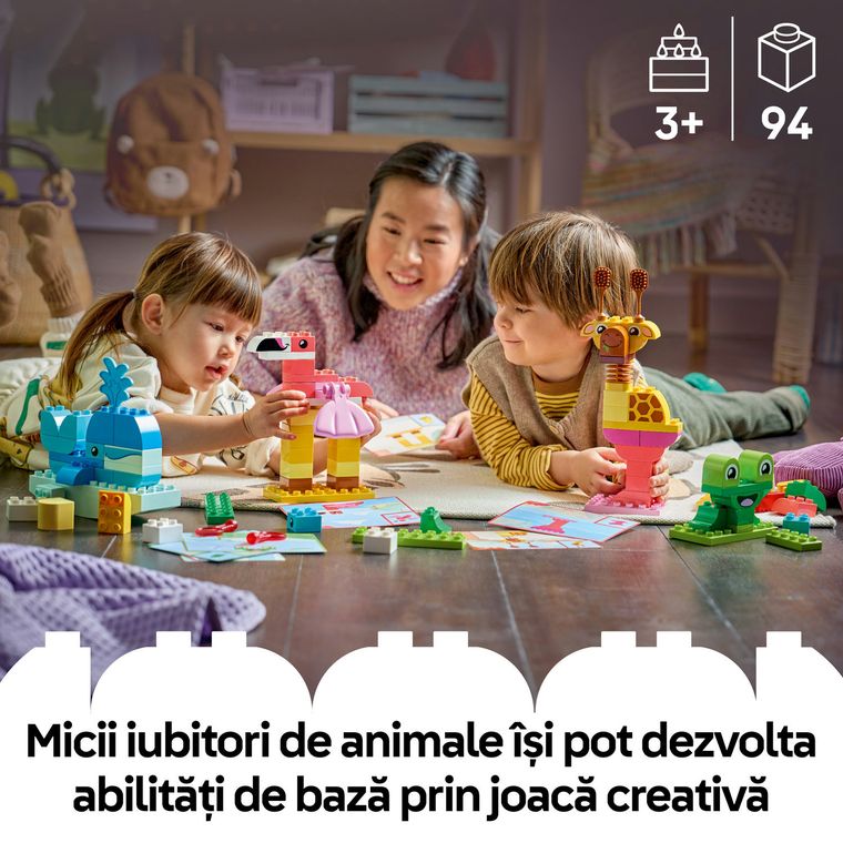 LEGO DUPLO Town, Joc de construit animale, 10472