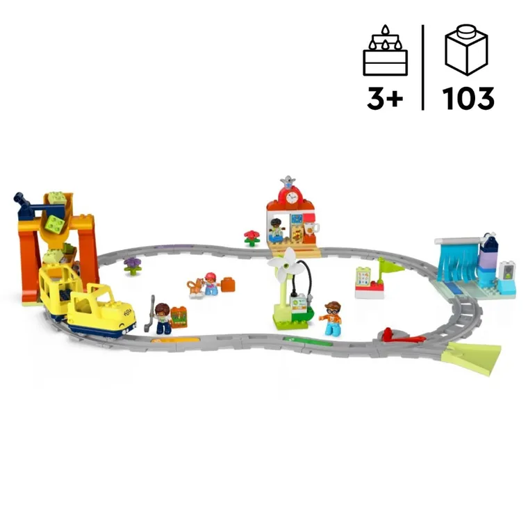 LEGO DUPLO, Tren comunitar mare si interactiv, 10428