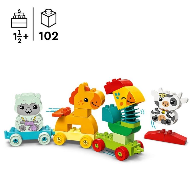 LEGO DUPLO, Tren cu animale, 10412