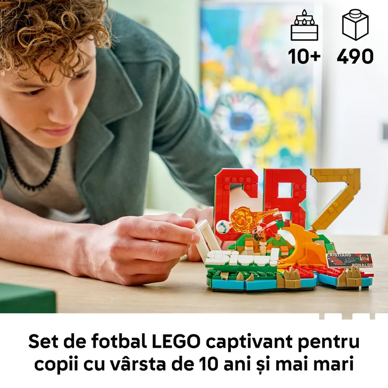 LEGO Editions Football, Cristiano Ronaldo - Momente importante din fotbal, 43012