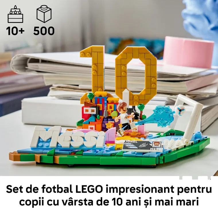 LEGO Editions Football, Lionel Messi - Momente importante din fotbal, 43011