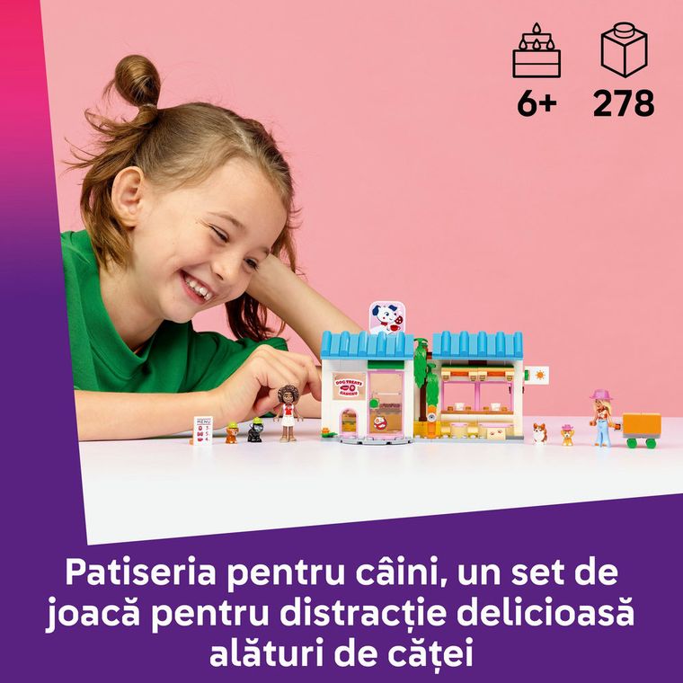 LEGO Friends, Brutarie cu bunatati pentru caini, 42677