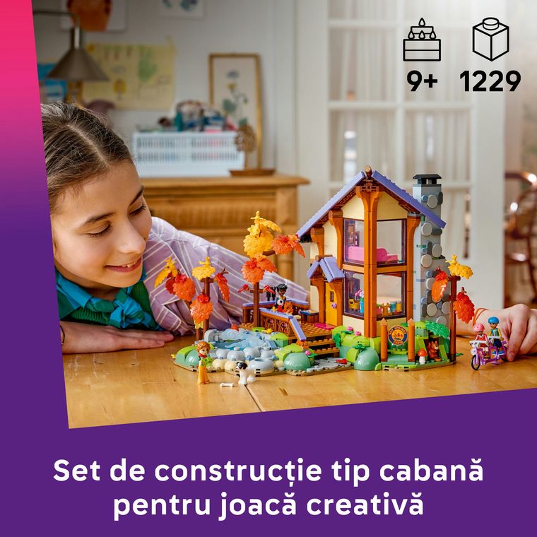 LEGO Friends, Cabana primitoare in padure toamna, 42705