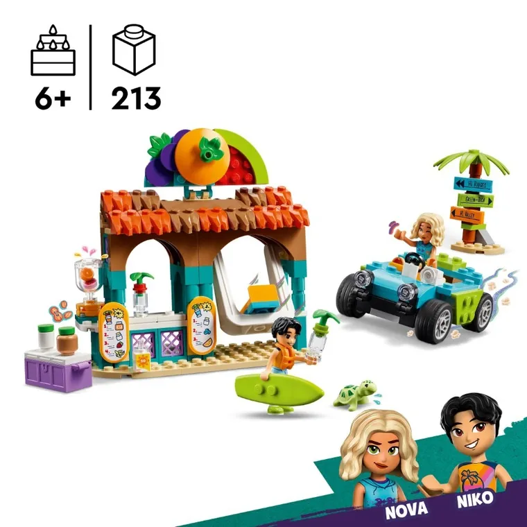 LEGO Friends, Chiosc de smoothie-uri pe plaja, 42625