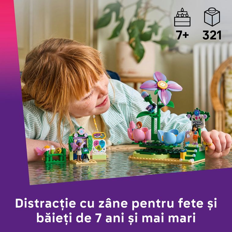 LEGO Friends, Floare rotitoare si ceasca pentru zane, 42702