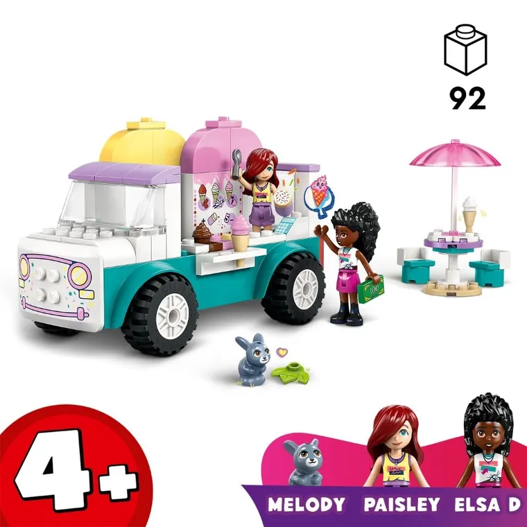 LEGO Friends, Furgoneta de inghetata in orasul Heartlake, 42644