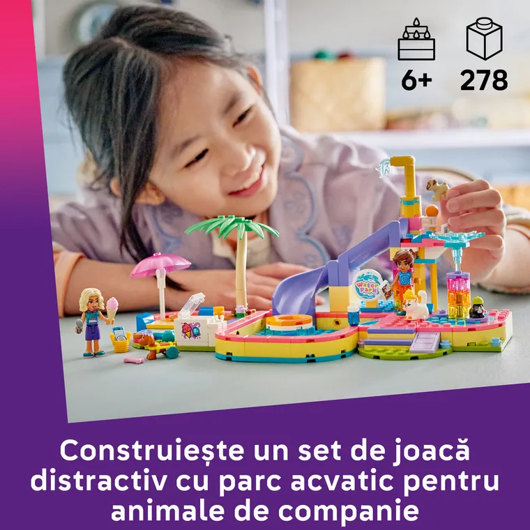 LEGO Friends, O zi distractiva in parcul acvatic, 42676